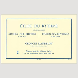 Etude du rythme Dandelot 2